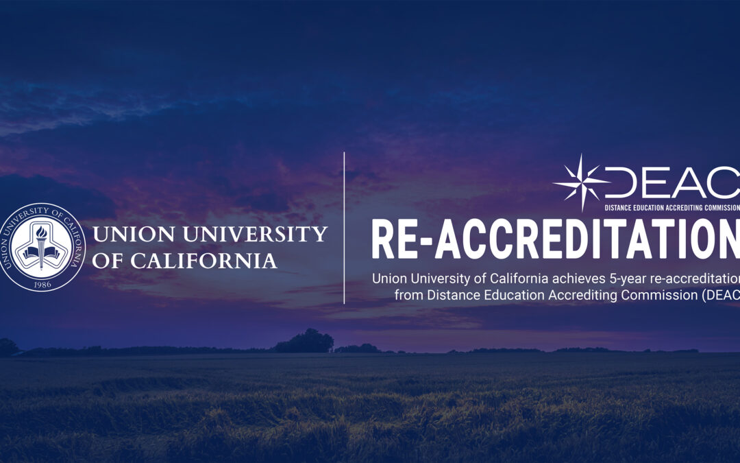 Good News about Re-Accreditation