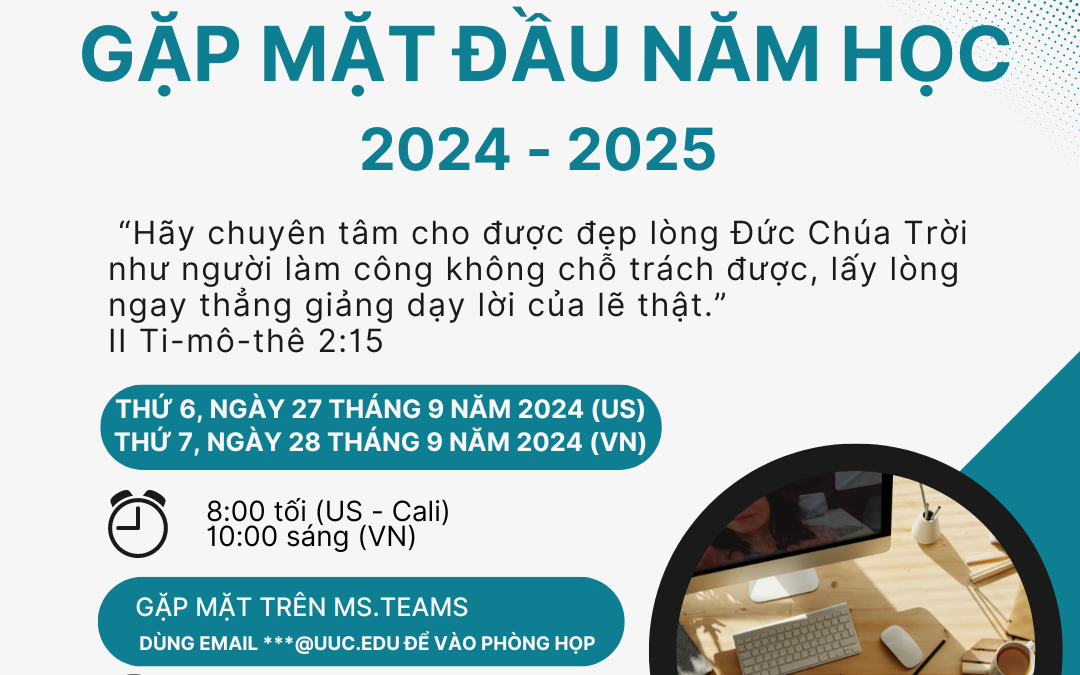 THÔNG BÁO GẶP MẶT ĐẦU NĂM HỌC 2024 – 2025